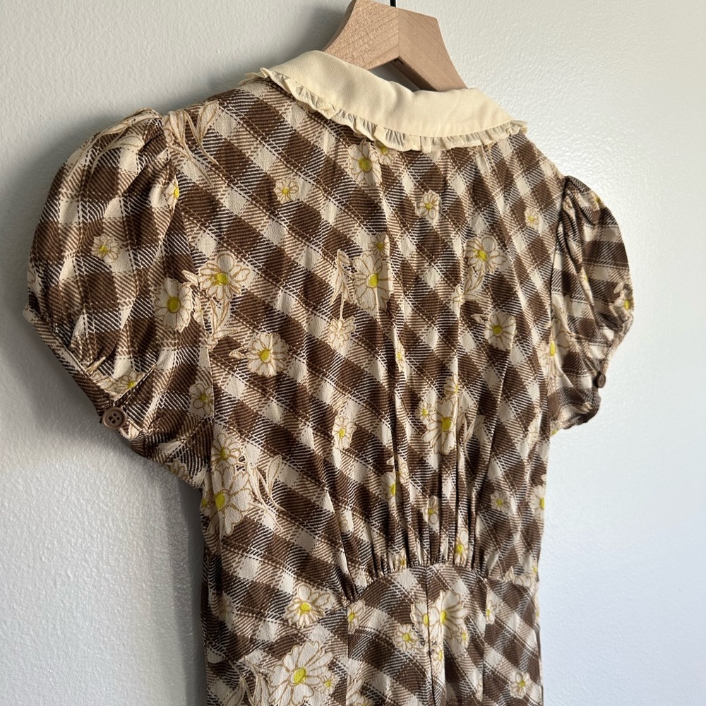 Kimchi Blue Giovanna Collared Romper Size XS NWT - Picture 7 of 9